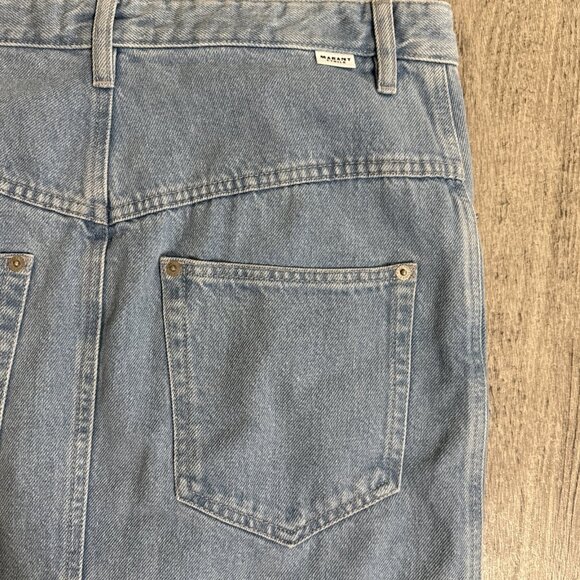ISABEL MARANT ETOILE  Vandy skirt Front Button Denim 40 - Picture 11 of 16
